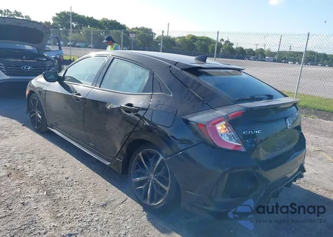 2021 Honda Civic Sport из США, поврежденный, VIN SHHFK7H45MU212810